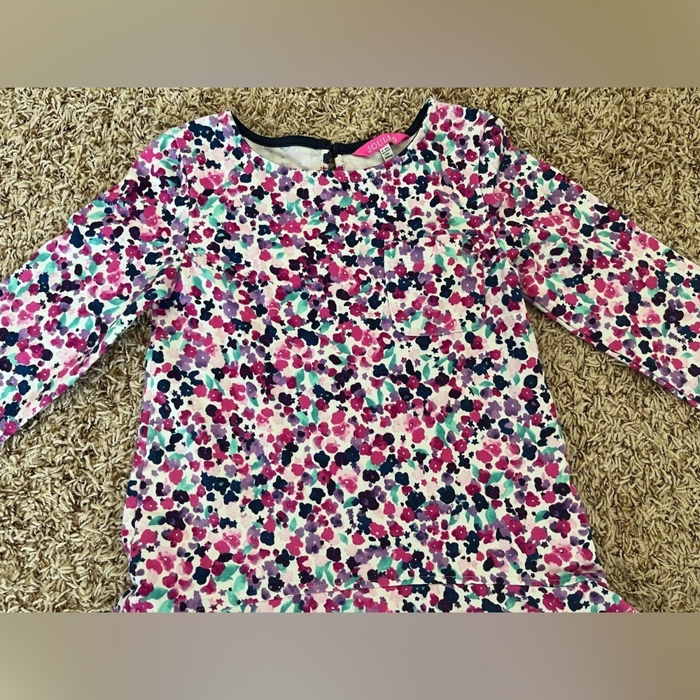 Joules Girls floral dress top - Picture 6 of 12
